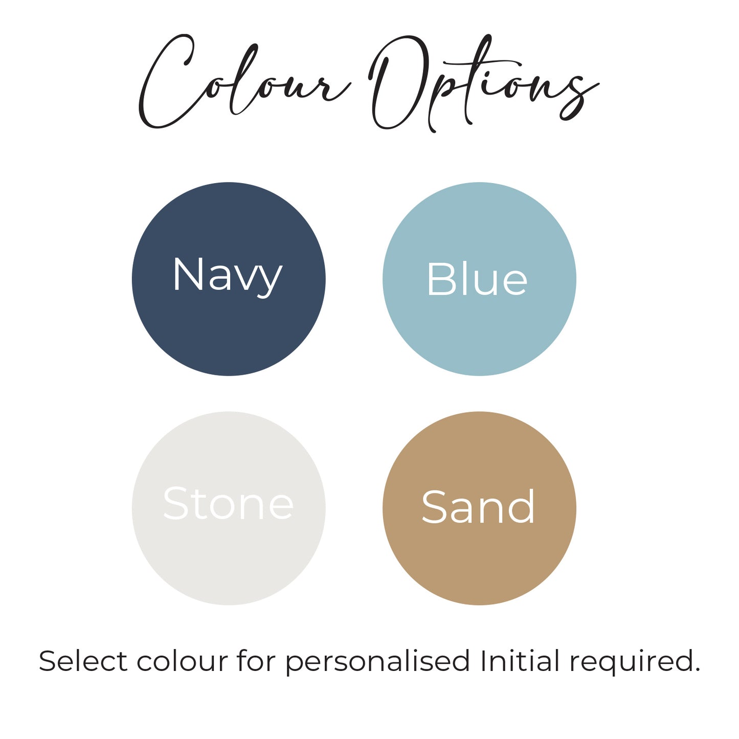 Blue Ocean Initial Wall Decals