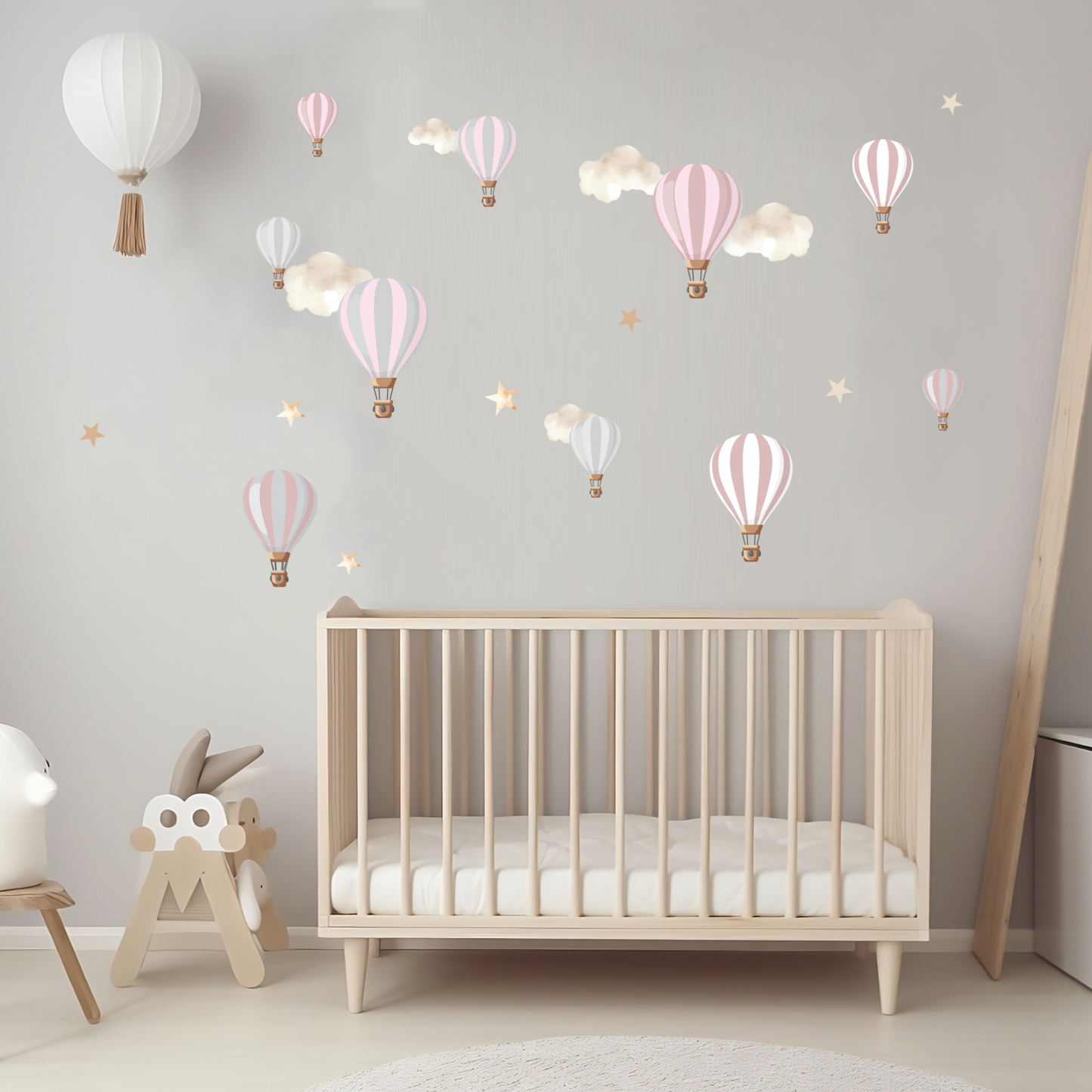 Hot Air Balloon A5 Wall Art Stickers