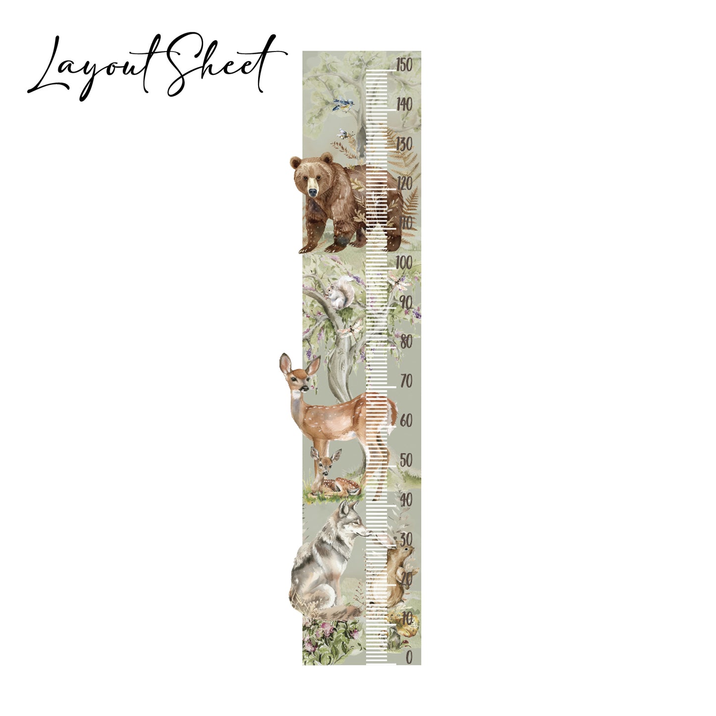 Enchanted Woodland Height Bar