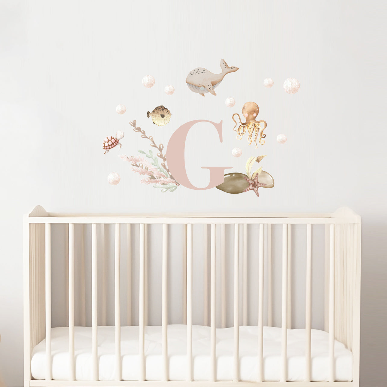 Neutral Ocean Initial Wall Decals
