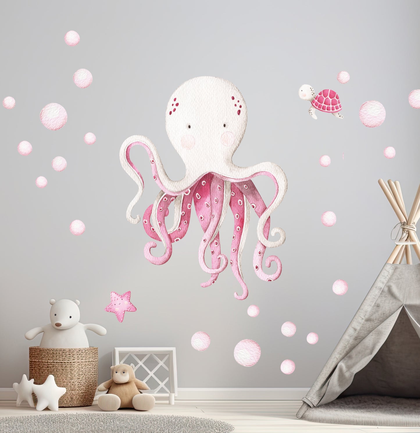 Ocean Octopus Wall Art