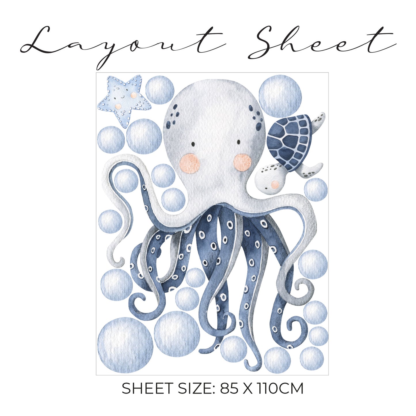 Ocean Octopus Wall Art