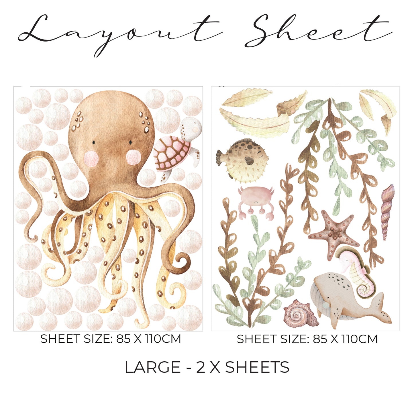 Ocean Octopus Wall Art