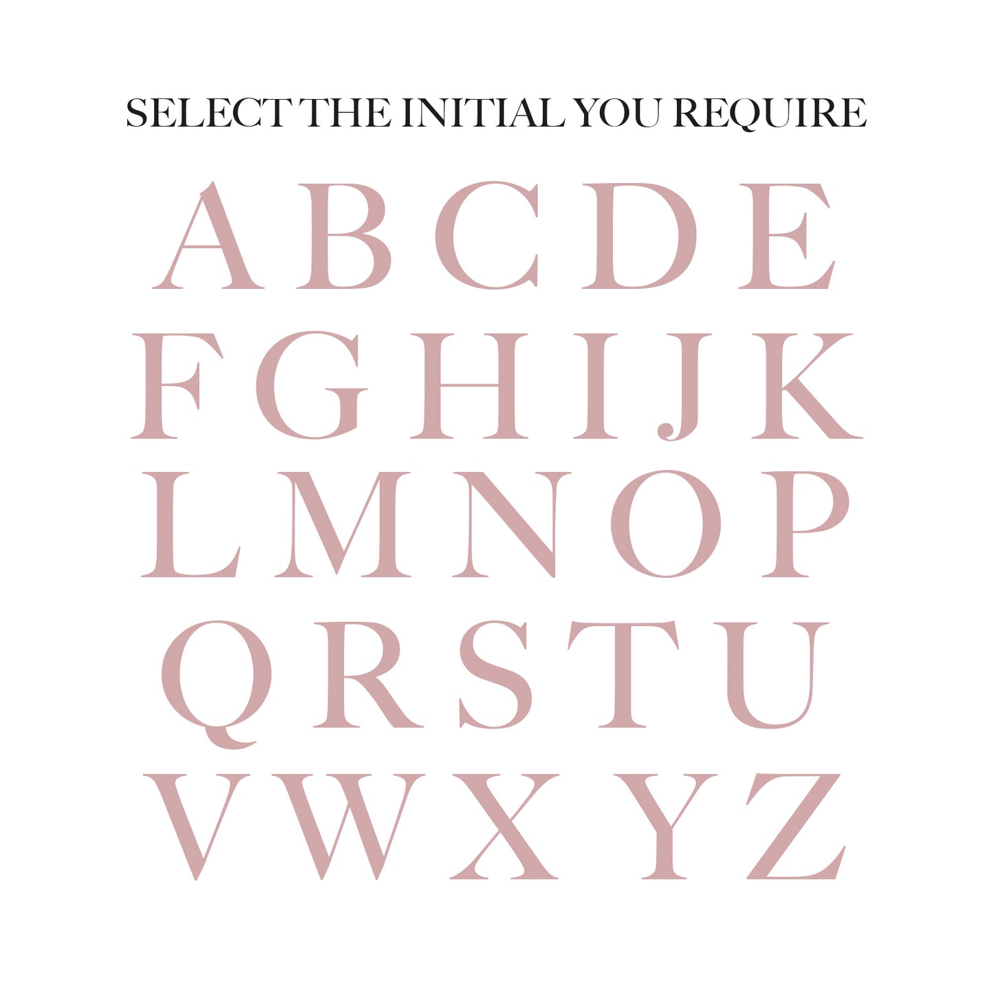 Peony Floral Initial Wall Sticker