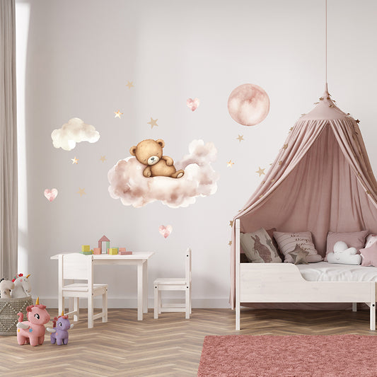 Sleeping Bear Blush Wall Art