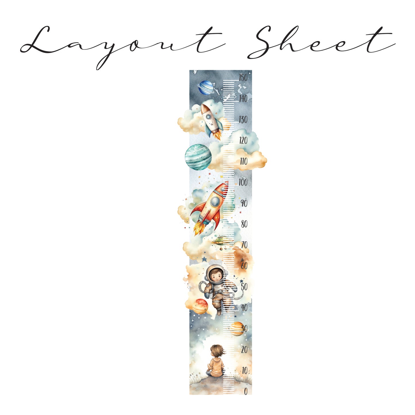 Outer Space Height Chart