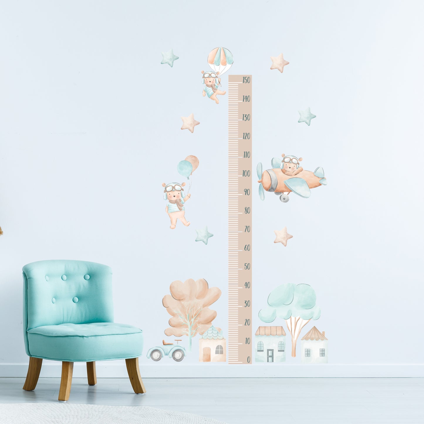 Teddy Adventures Height Chart