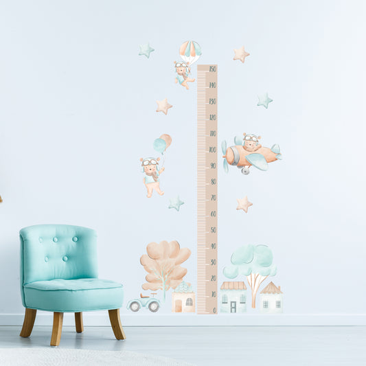 Teddy Adventures Height Chart