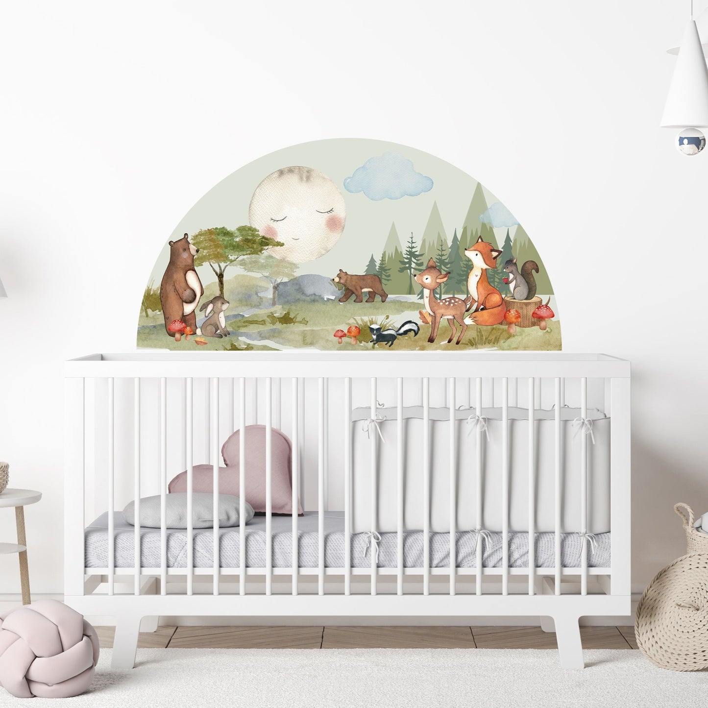 Woodland Semi Circle Wall Art