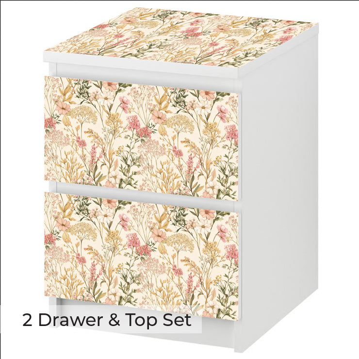 Furniture Wall Sticker set for Small Drawer