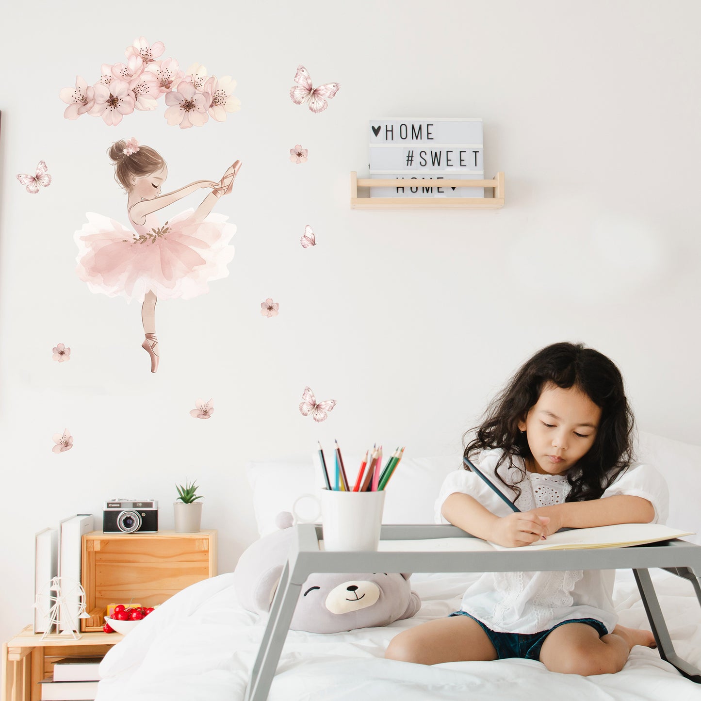 Ballerina Tiny Dancer Wall Sticker Set