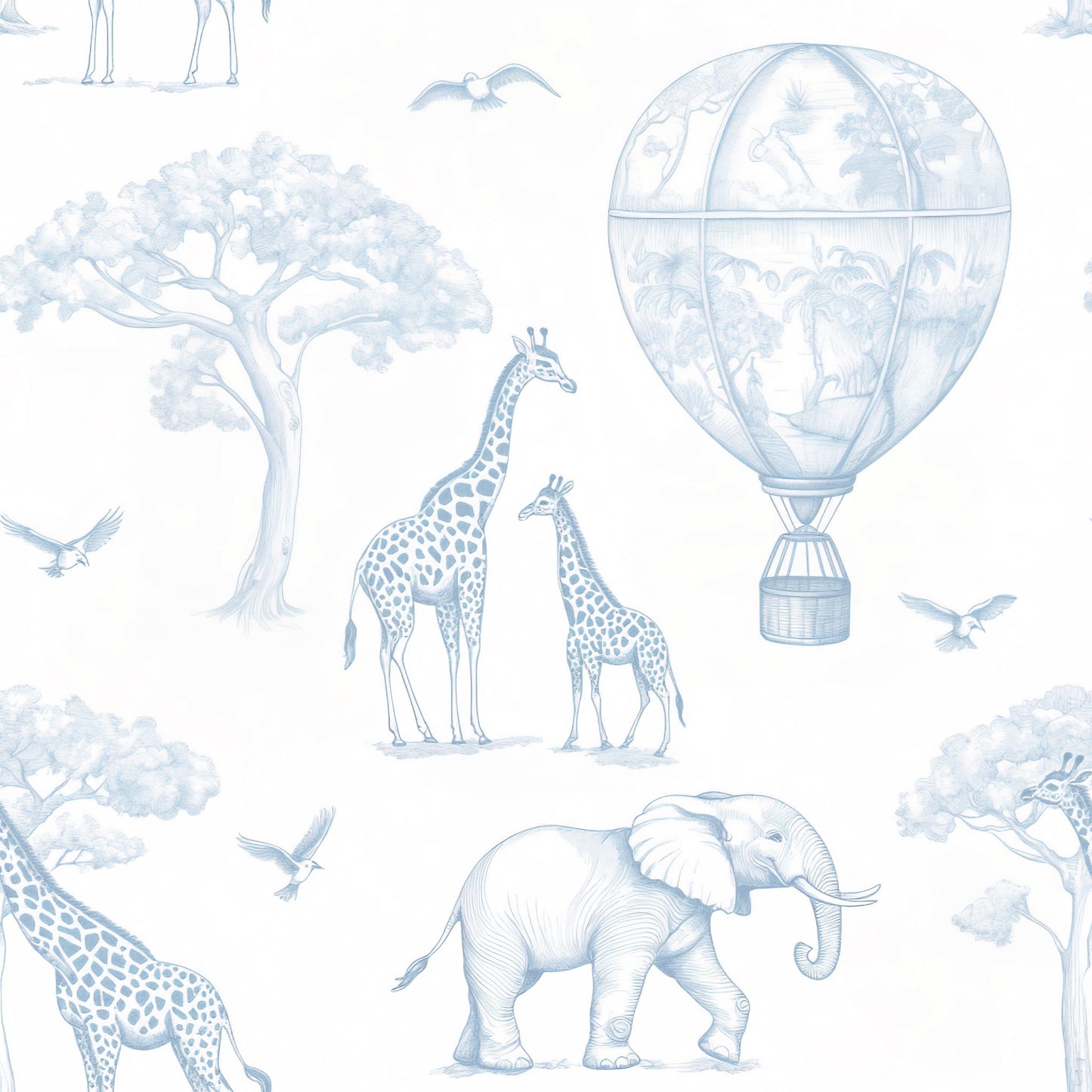 Vintage Safari Wall Panel