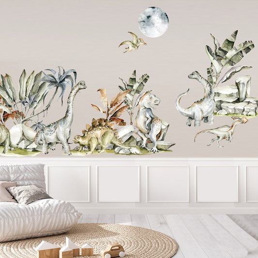 Dinosaur Land Wall Art Composition