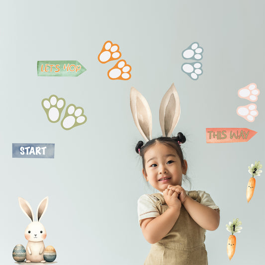 Easter Pathway Wall Sticker Set