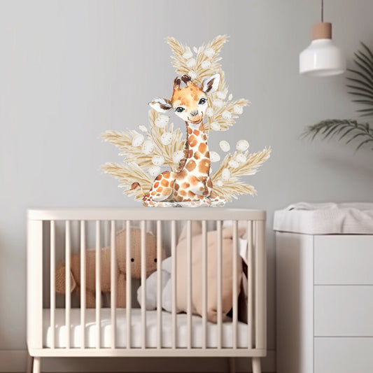 Baby Giraffe Wall Sticker Set