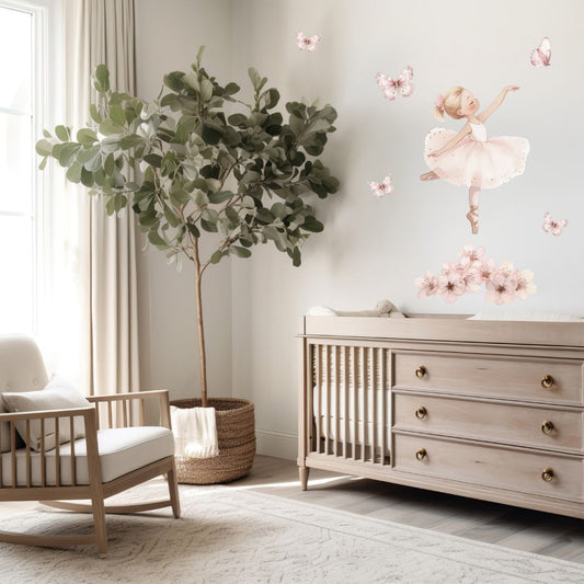 Ballerina Tiny Dancer Wall Sticker Set