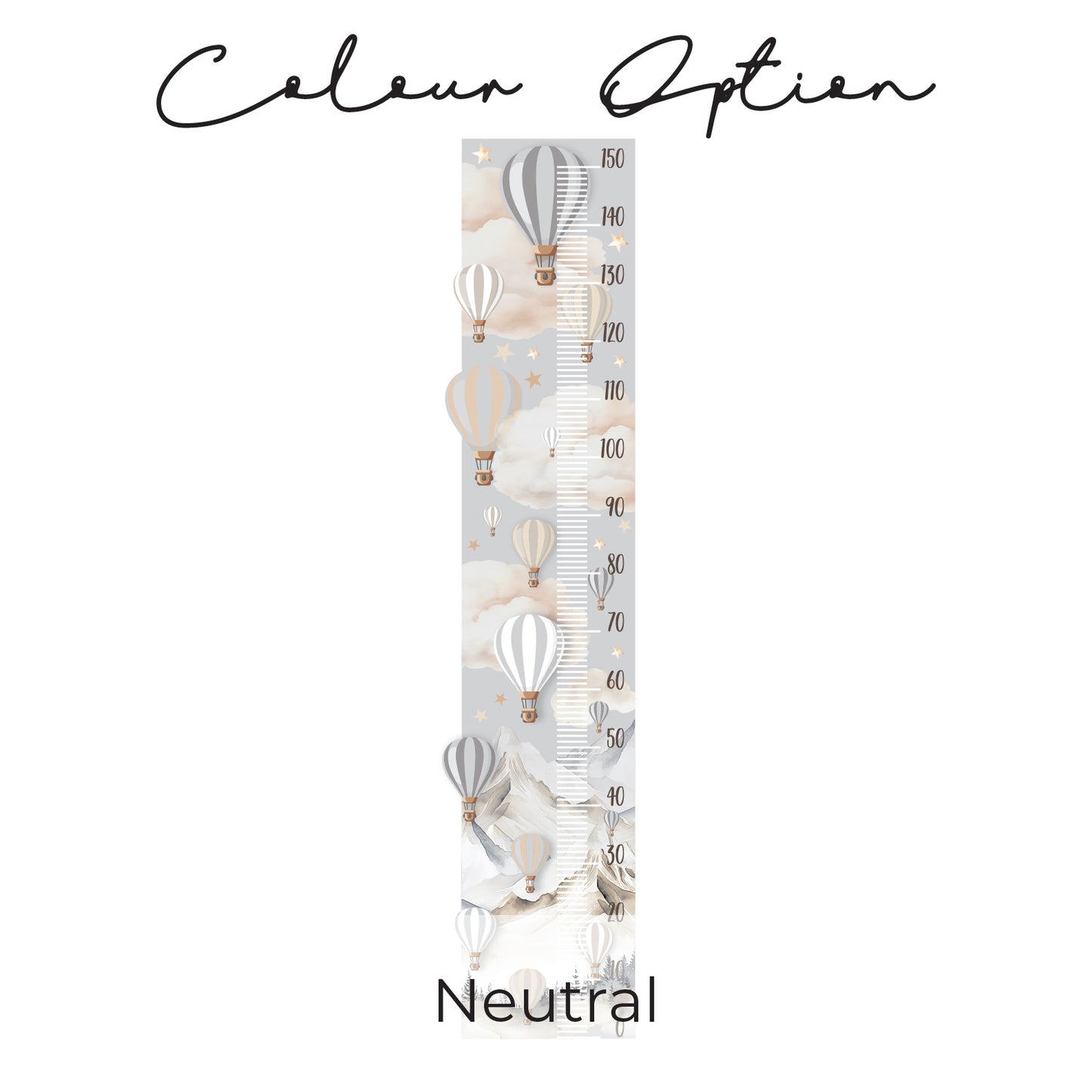 Hot Air Balloon Height Bar