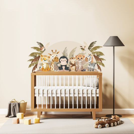 Neutral Safari Semi Circle Wall Art