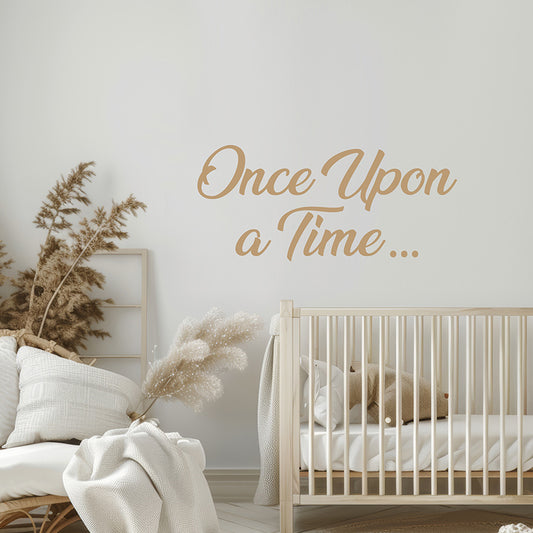Once Upon a Time Quote Wall Sticker