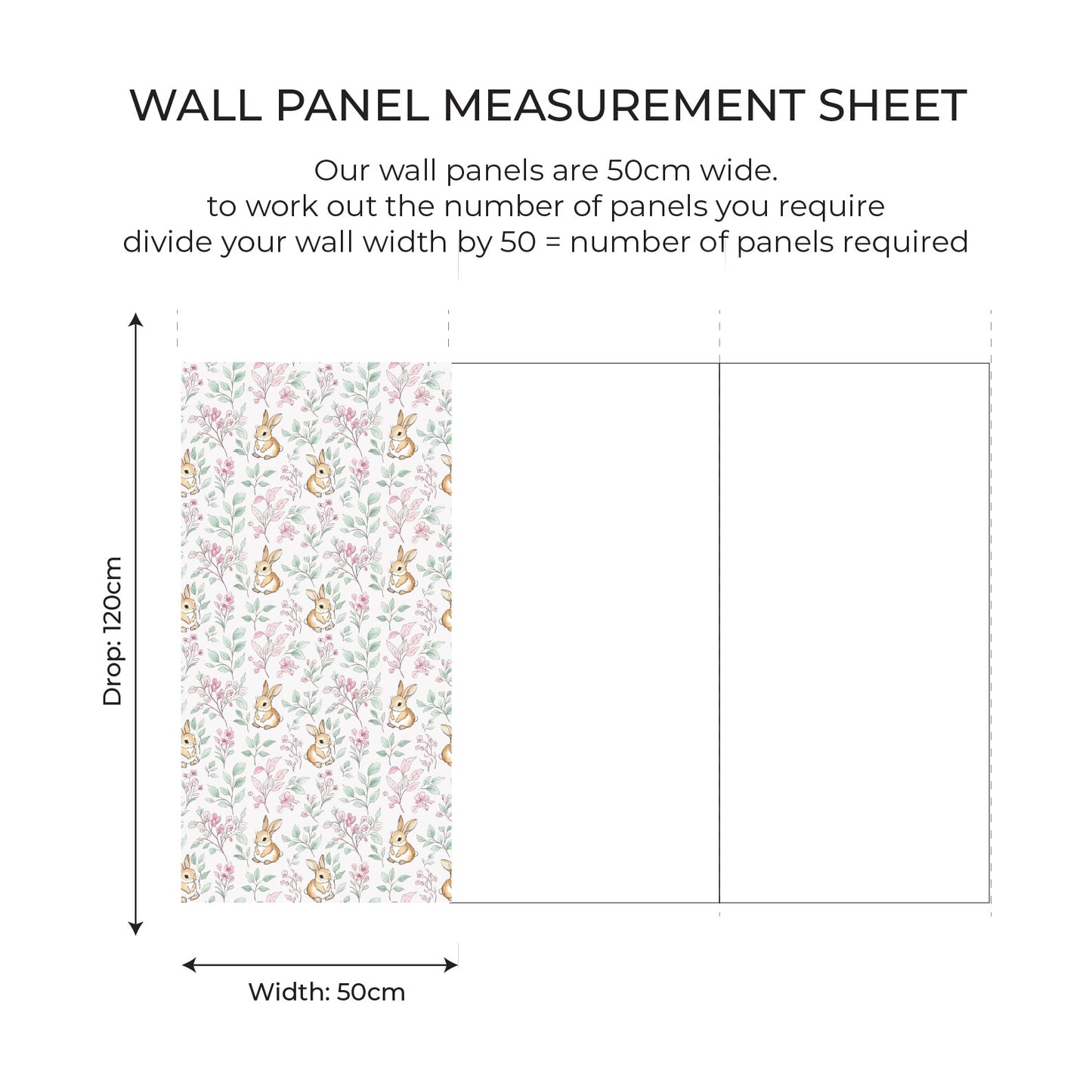 Pink Rabbit Wall Panel