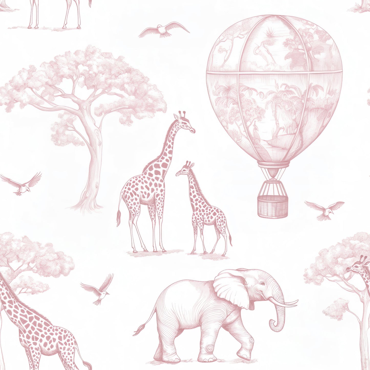 Vintage Safari Wall Panel