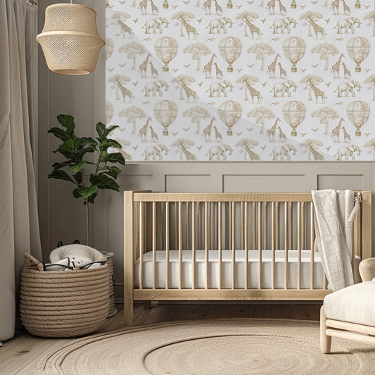 Vintage Safari Wall Panel