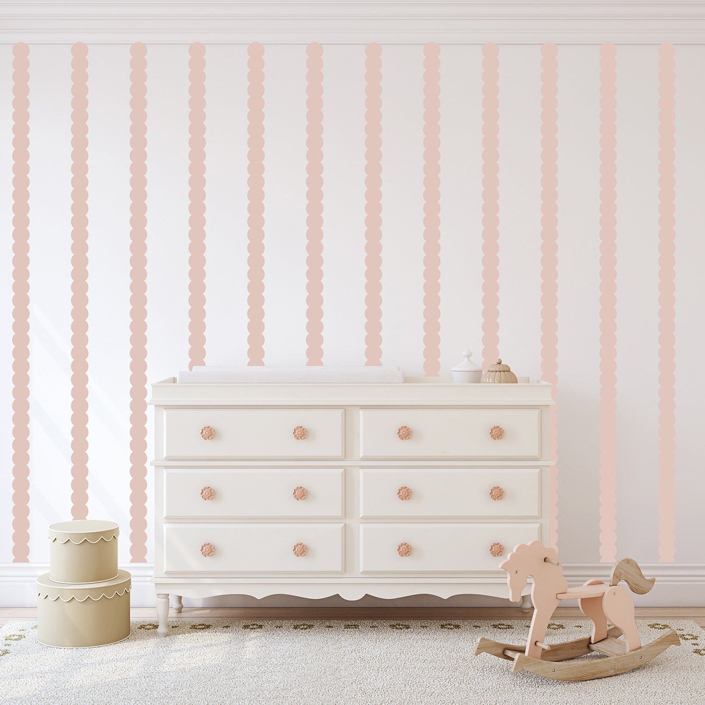 Scallop Trim Wall Sticker Set