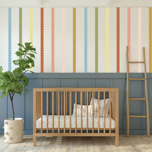 Scallop Trim Wall Sticker Set