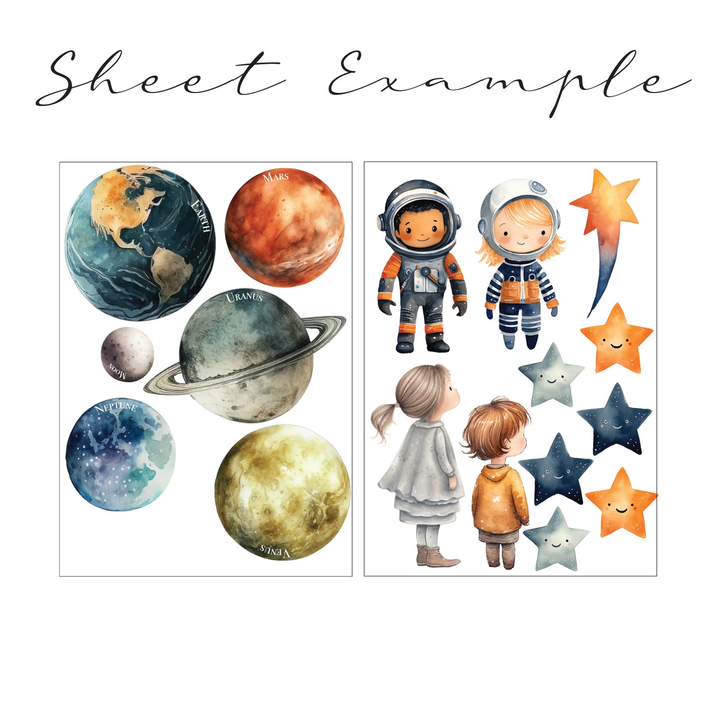 Our Solar System Wall Sticker Pack
