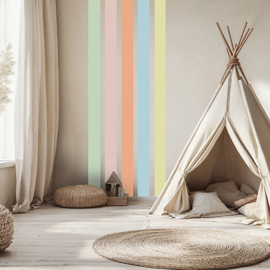 Stripe Trim Wall Sticker Set