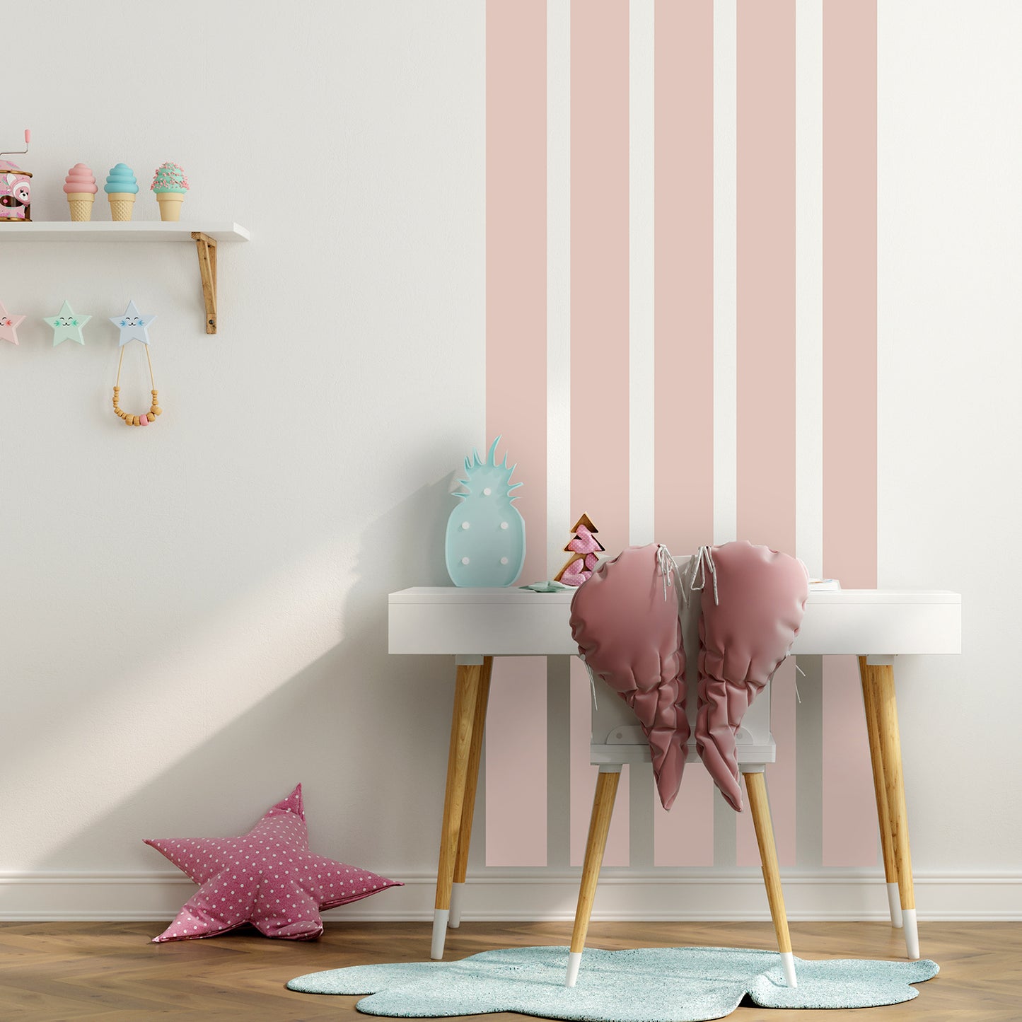 Stripe Trim Wall Sticker Set