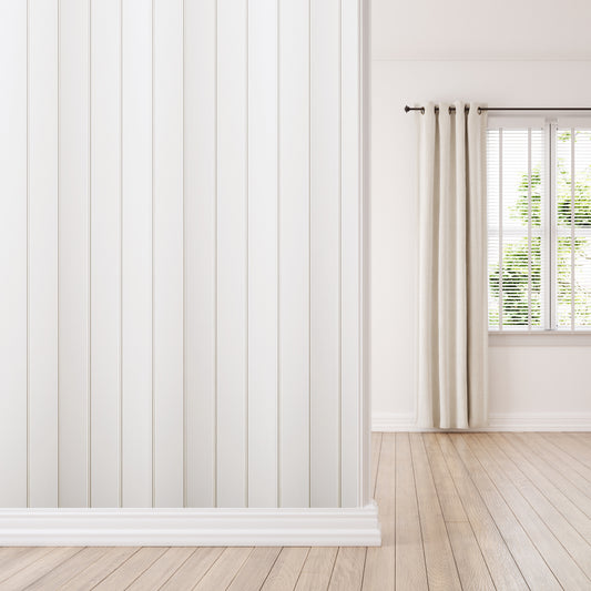 T&G Effect Wood Panelling Wall Art